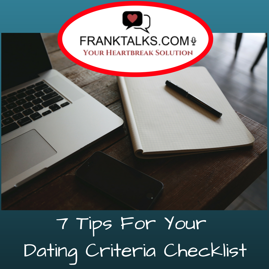 dating criteria, checklist, list