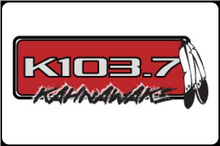 K103.7 Radio Kahnawake logo